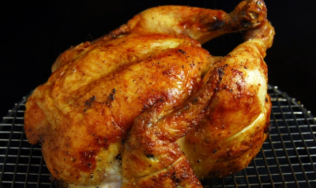 roast whole chicken time