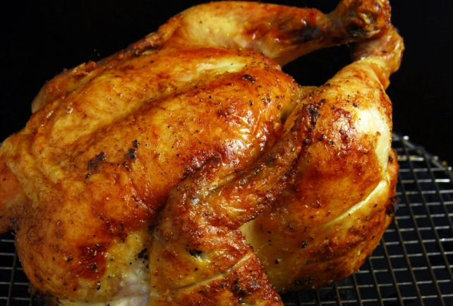 bake whole chicken at 350