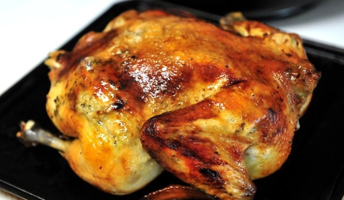 bake whole chicken at 350