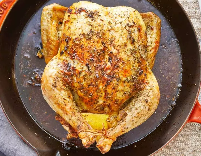 roast chicken time