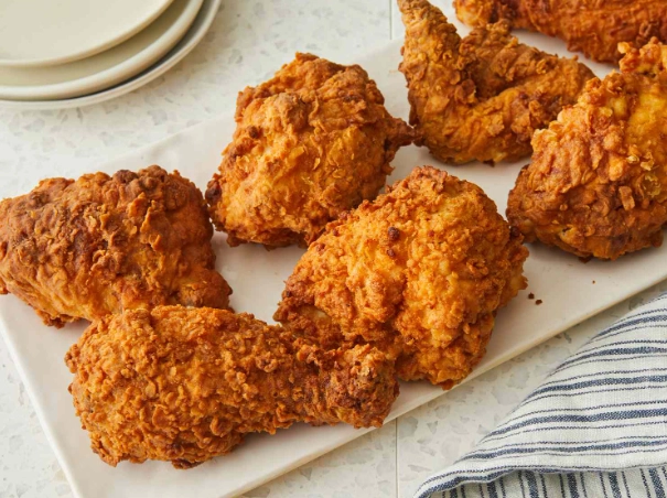 best oil temp for fried chicken