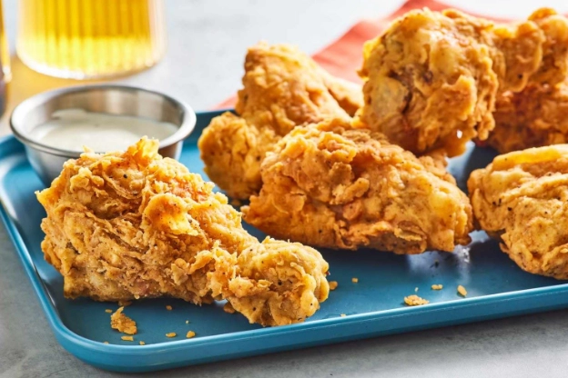 oil temperature for frying chicken