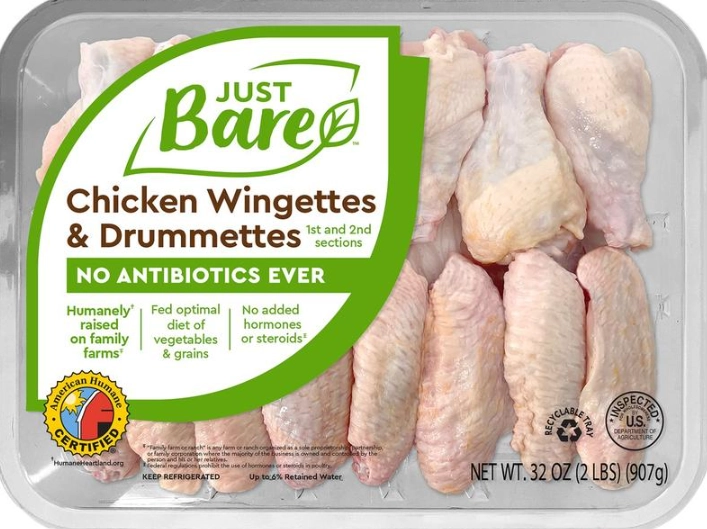 protein in chicken wingettes