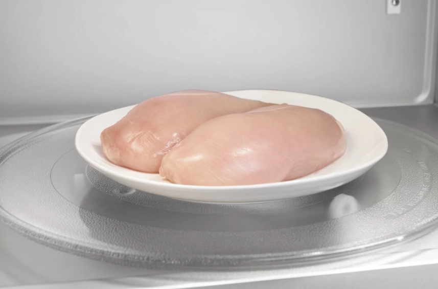defrost chicken in fridge