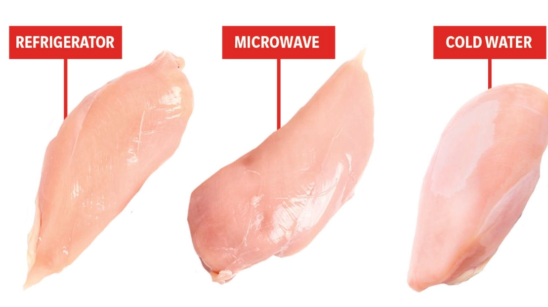 chicken thawing time