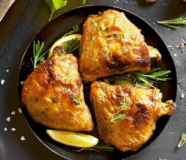 are chicken thighs dark