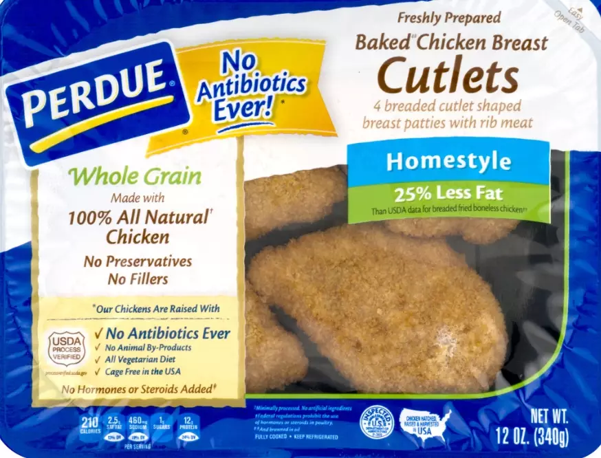 Perdue Chicken Cutlets nutrition