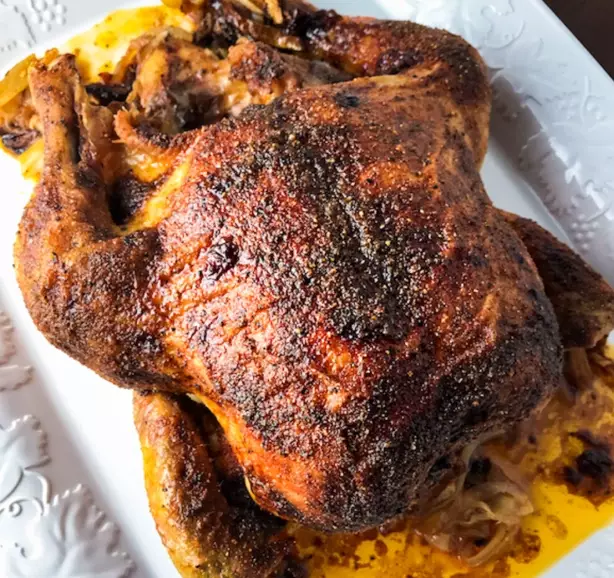 baking a whole chicken baking a whole chicken