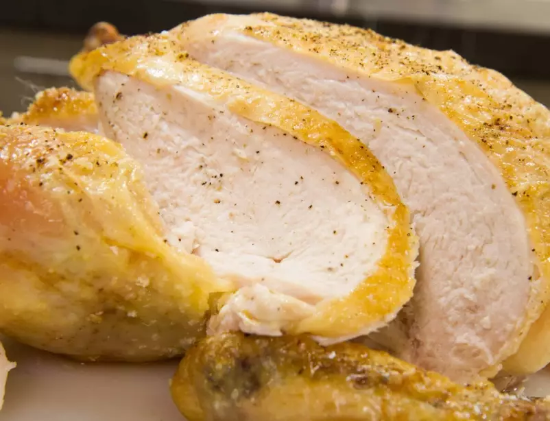 is chicken done at 165