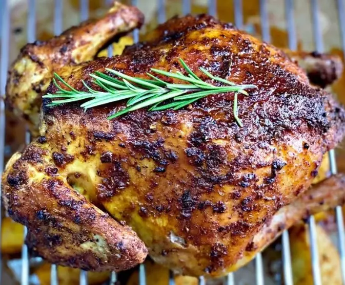 oven baked whole chicken