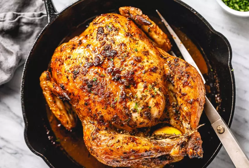 how to roast a whole chicken