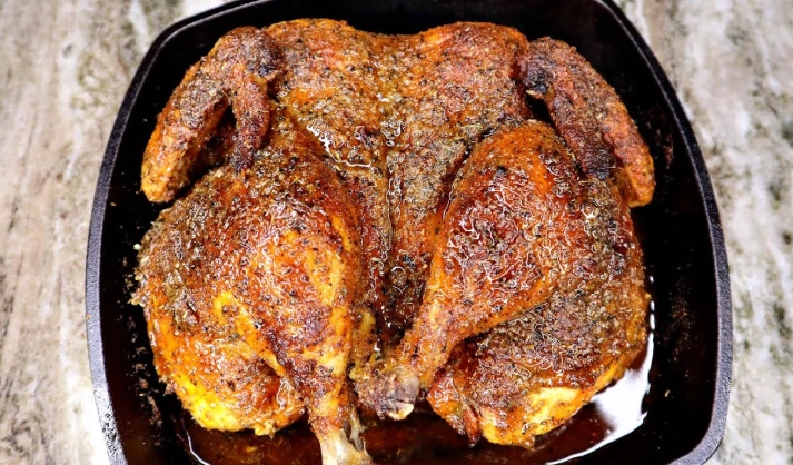 whole chicken in oven