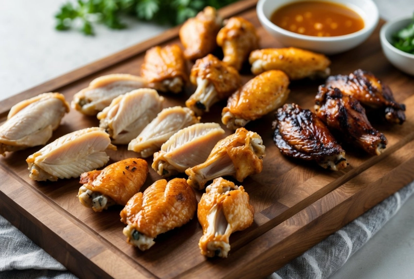 are chicken wings white meat