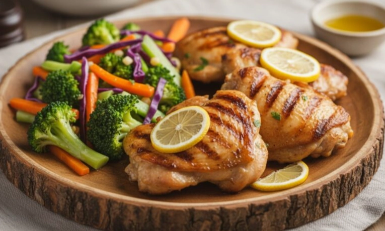 skinless chicken thighs calories