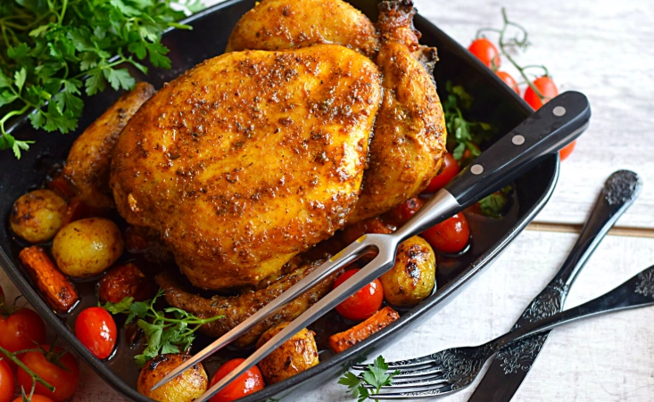 how to roast a whole chicken