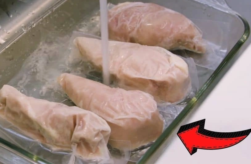 safely thaw chicken