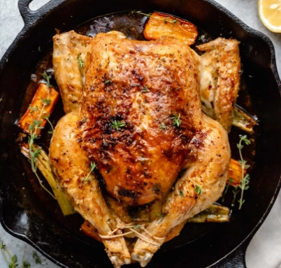 how to roast a whole chicken