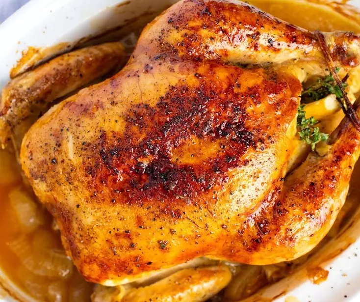 how long to cook whole chicken