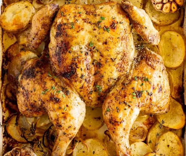 juicy roast chicken
