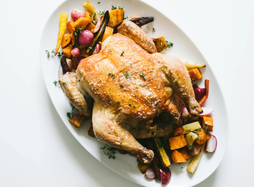juicy roast chicken
