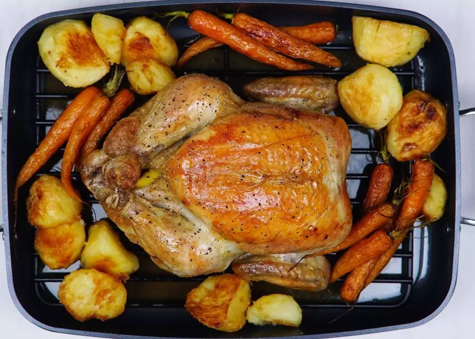 roasting whole chicken