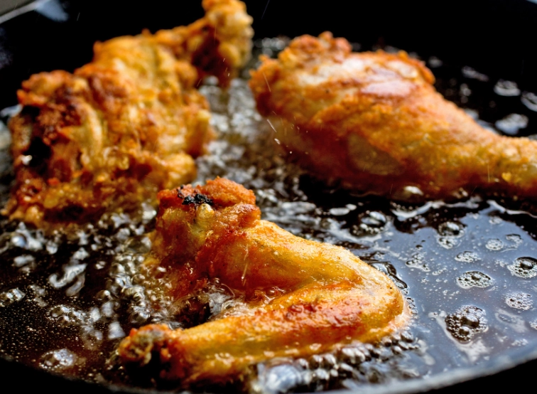 how to check oil temp for frying