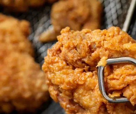 fried chicken oil temperature