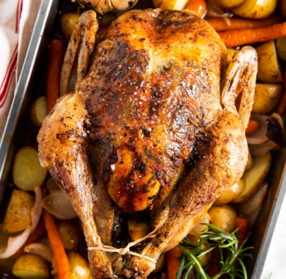 juicy roast chicken