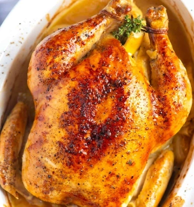 how to bake a whole chicken