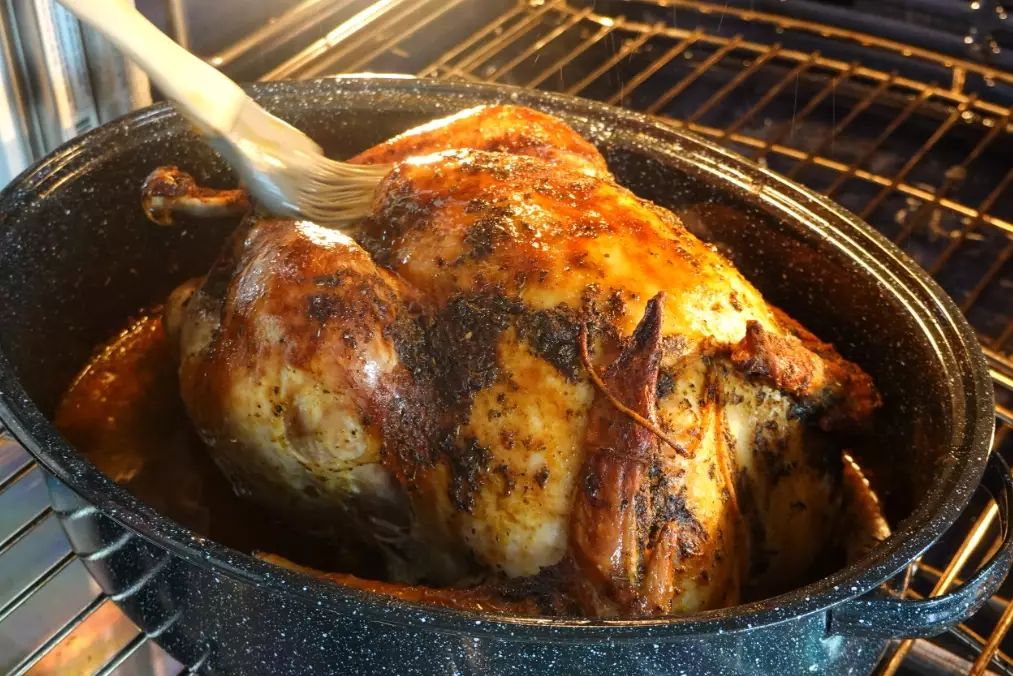 bake whole chicken time