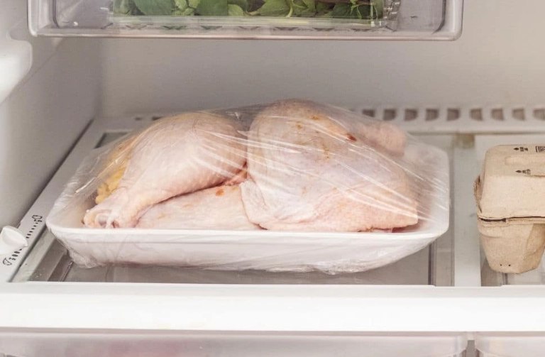 defrost chicken safely
