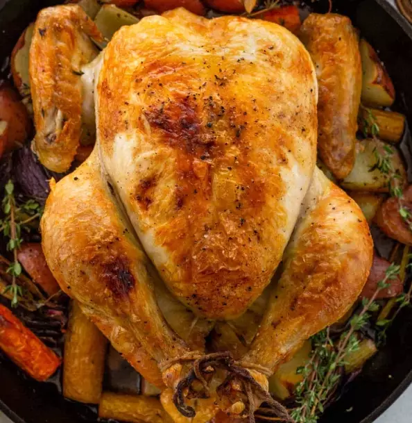 crispy roast chicken