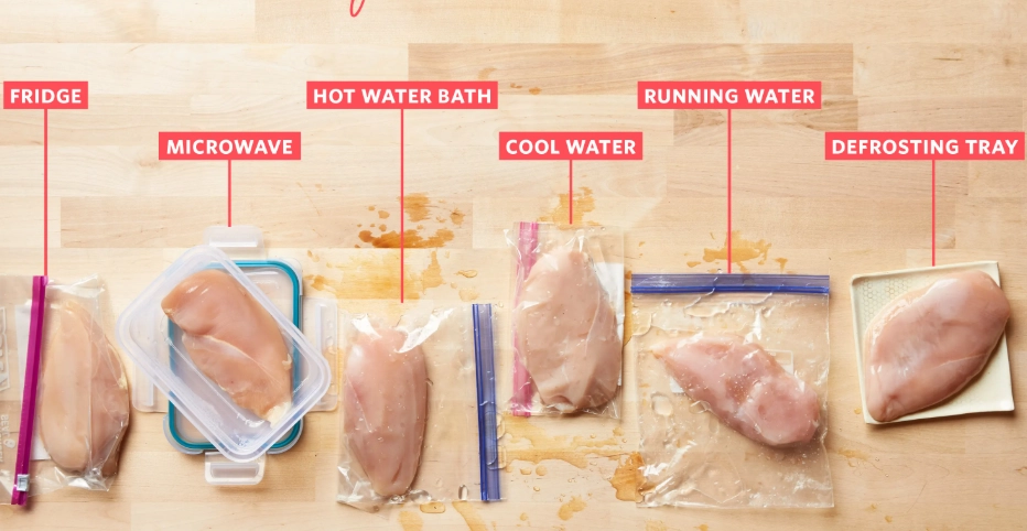 how long to thaw frozen chicken