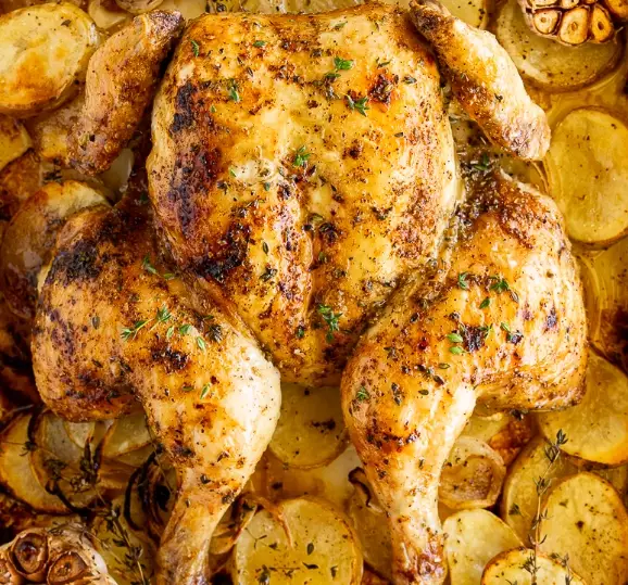 how long to bake a whole chicken