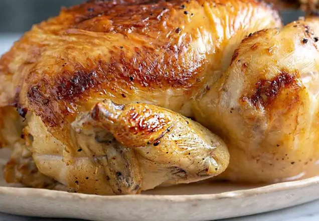 roast chicken temperature and time