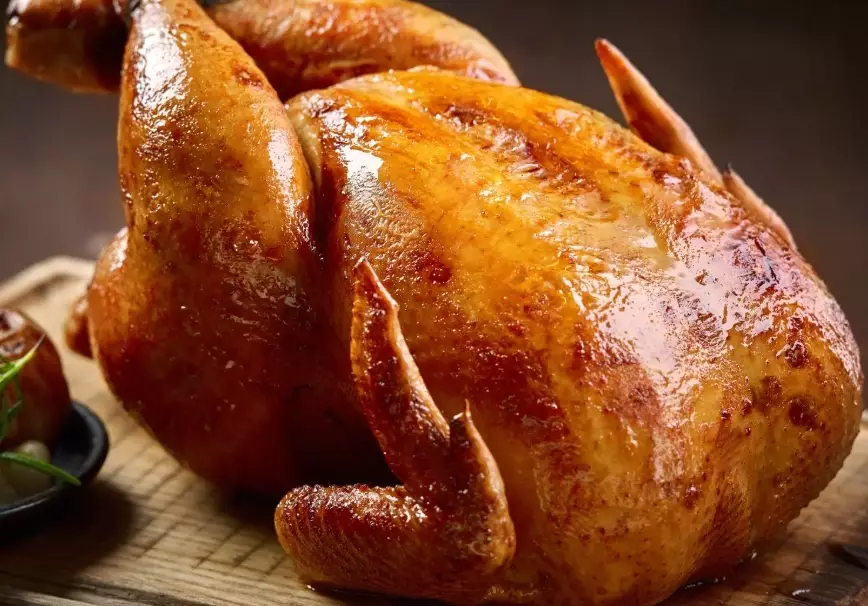roast chicken temperature and time