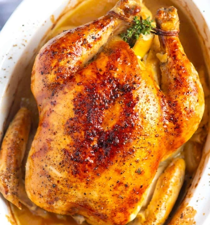 how long to roast a chicken at 350