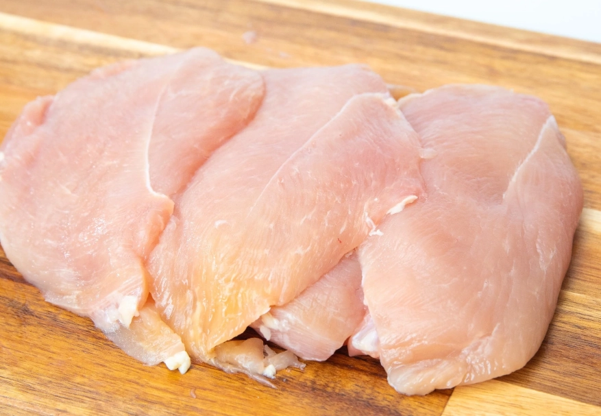 raw chicken cutlets