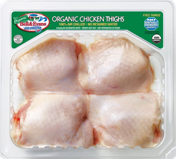 organic chicken thighs