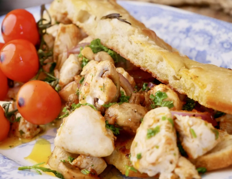 best chicken focaccia