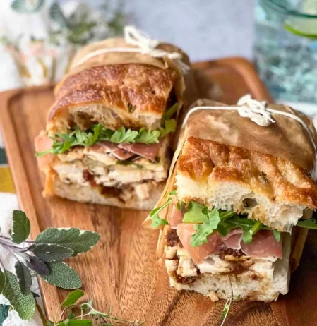 chicken focaccia