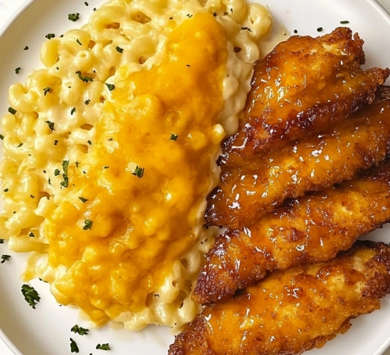 mac and cheese with chicken tenders recipe