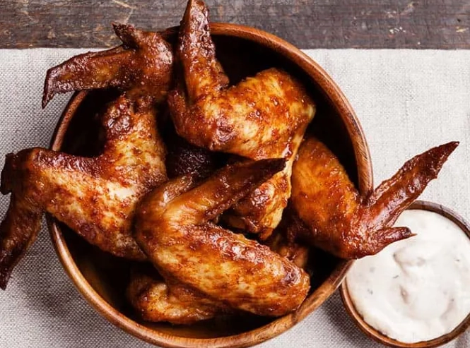 air fryer chicken wing calories