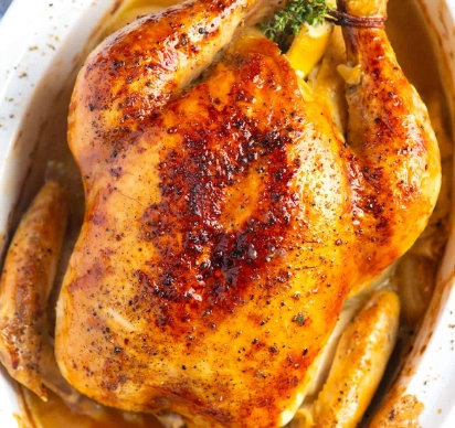 how long to roast a whole chicken