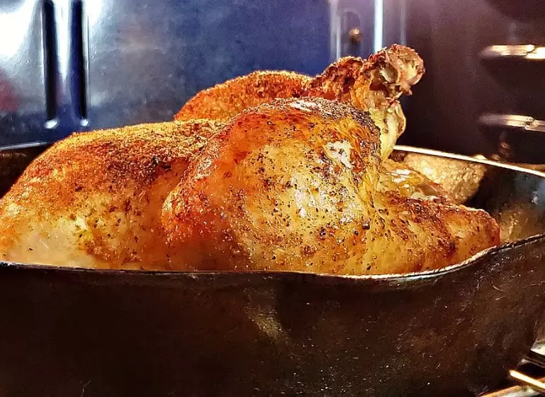 whole chicken cooking time