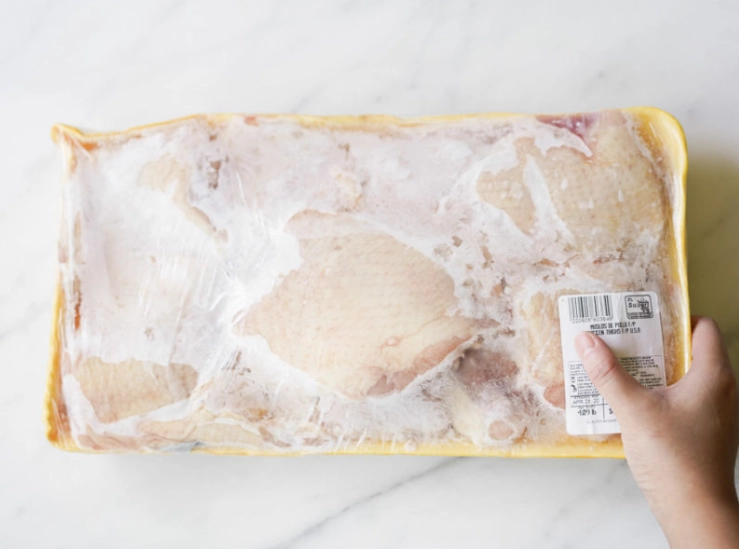 safe chicken defrosting
