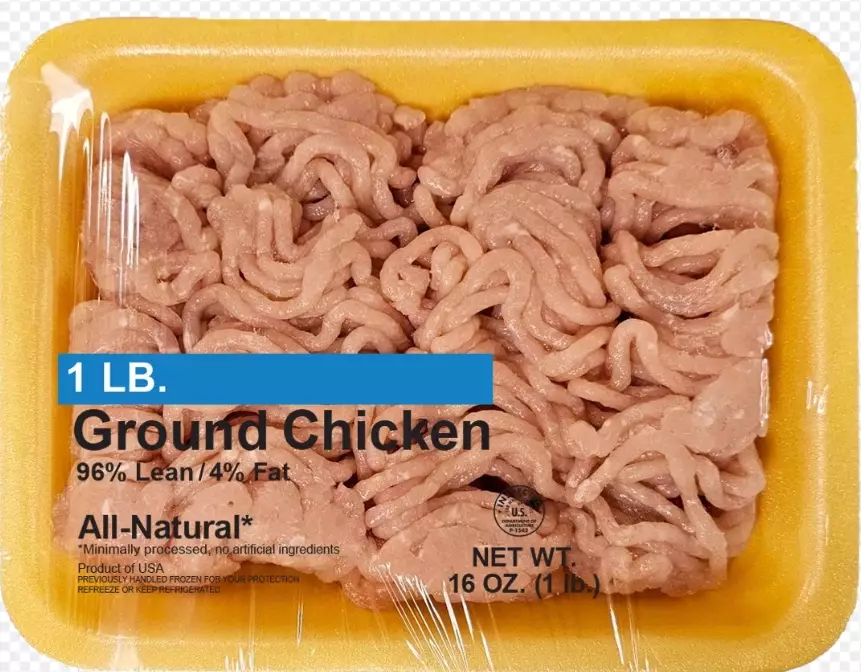 ground chicken calories per pound