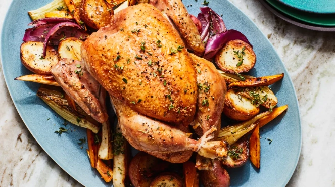 how to roast a whole chicken