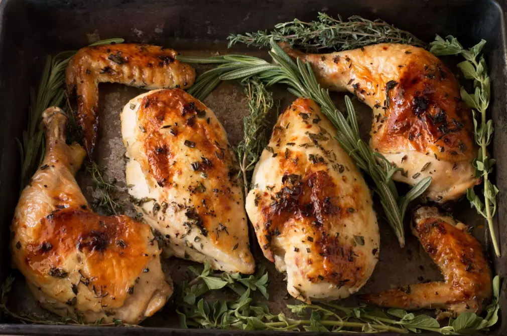 baking whole chicken