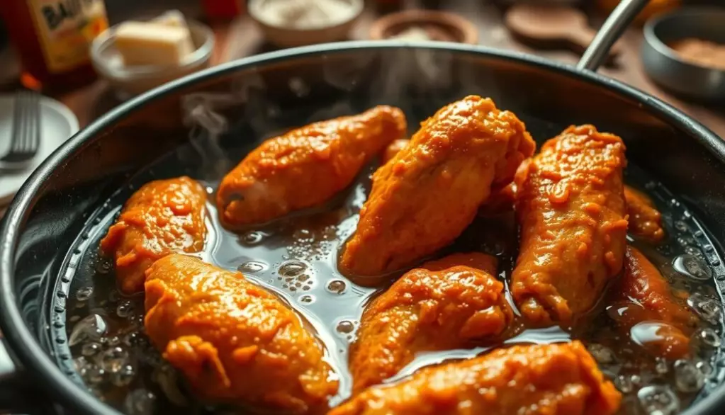 how to fry chicken wings